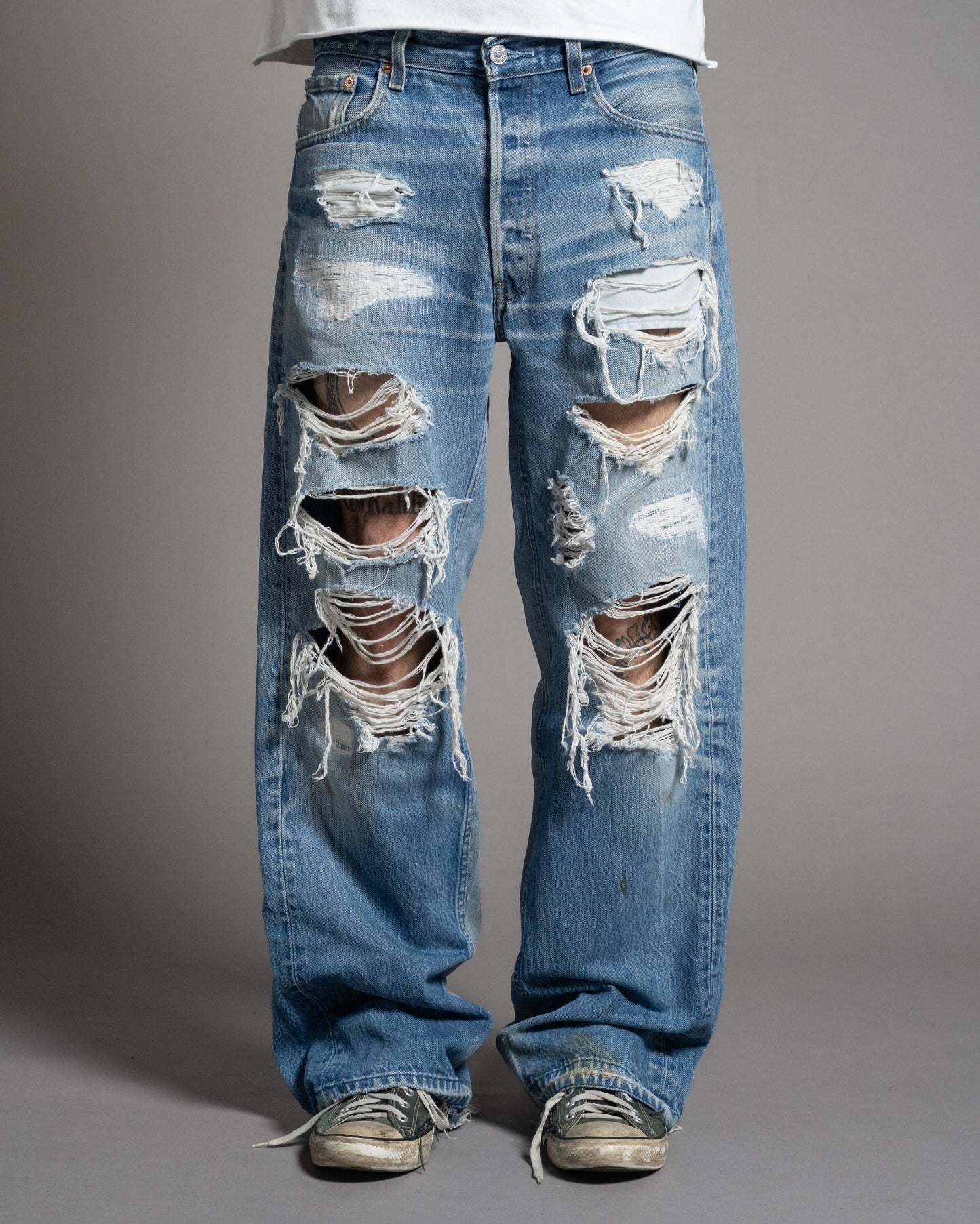 DESTROYED WIDE DENIM 03 (32x32)
